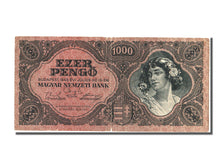 Hungary, 1000 Pengö, 1945, KM #118a, 1945-07-15, VF(30-35), F