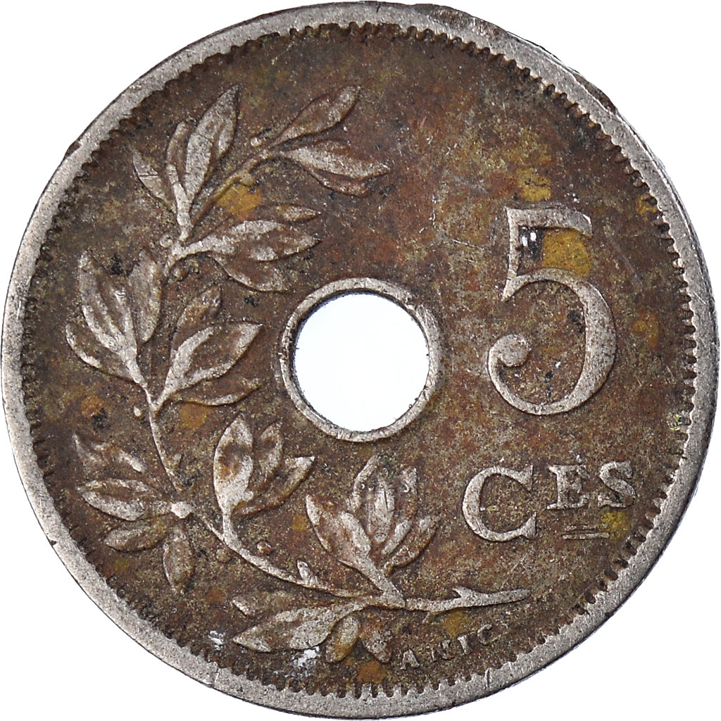 Moneta, Belgio, 5 Centimes, 1905