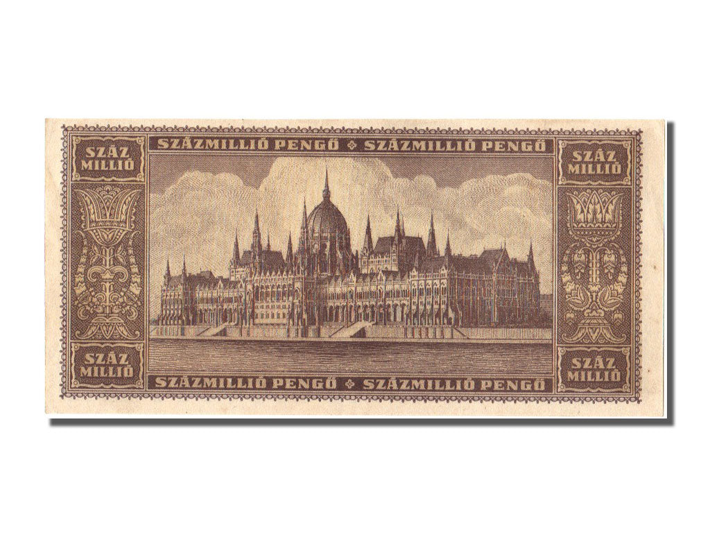 Hungary, 100,000,000 Pengö, 1946, KM #124, 1946-03-18, UNC(65-70), P
