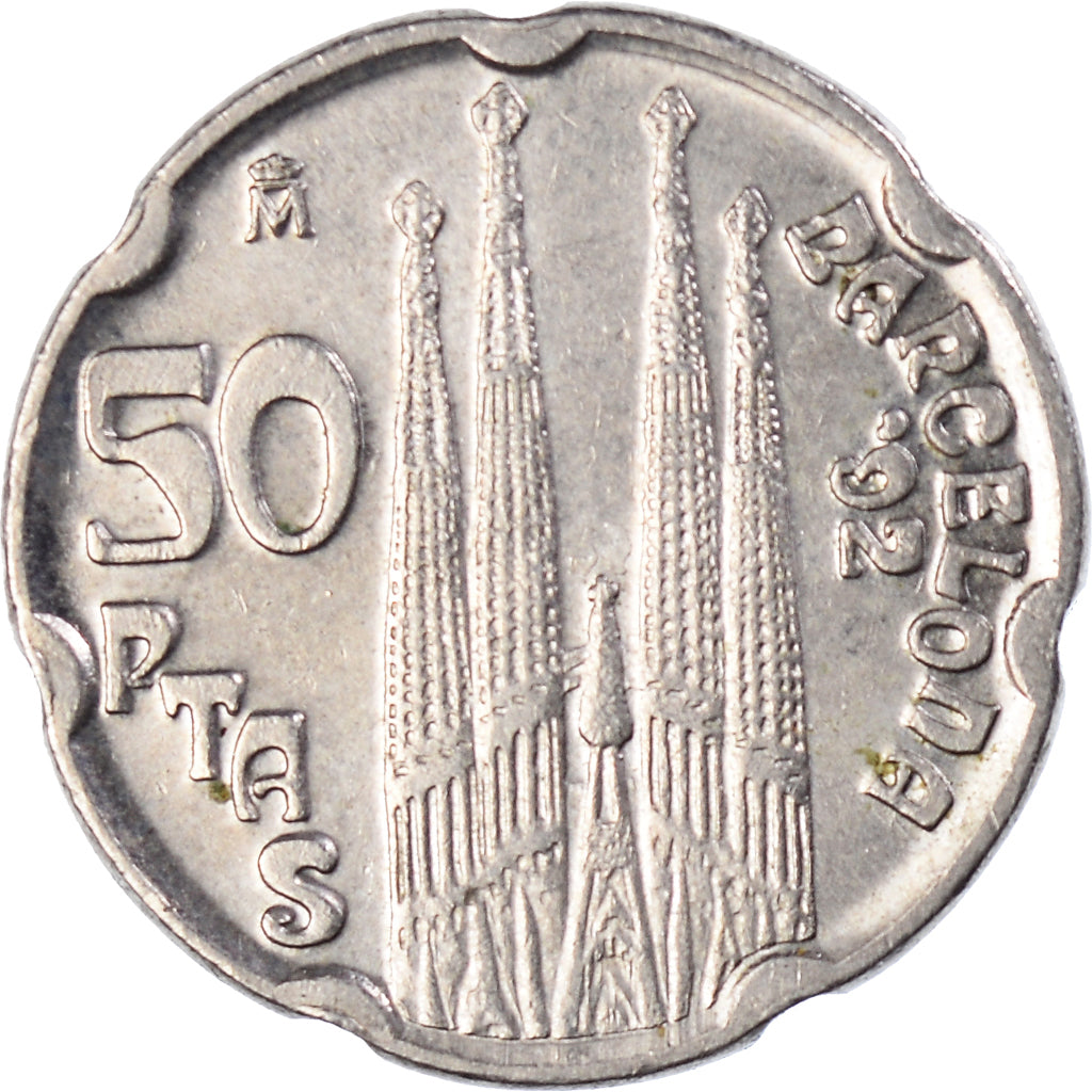 Münze, Spanien, 50 Pesetas, 1992