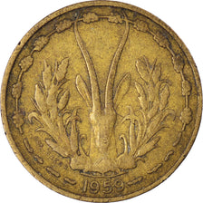 Coin, West African States, 10 Francs, 1959