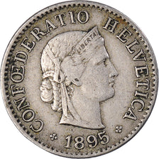 Munten, Zwitserland, 5 Rappen, 1895