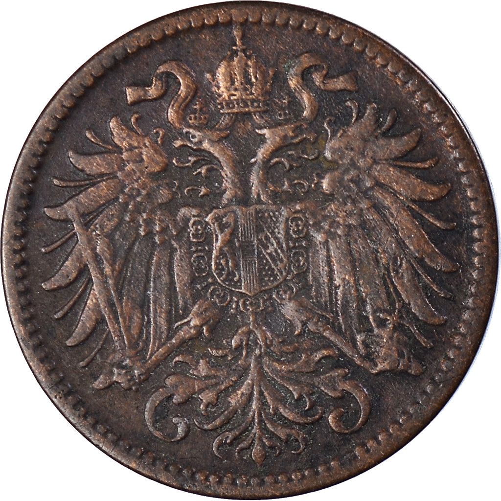 Coin, Austria, 2 Heller, 1912