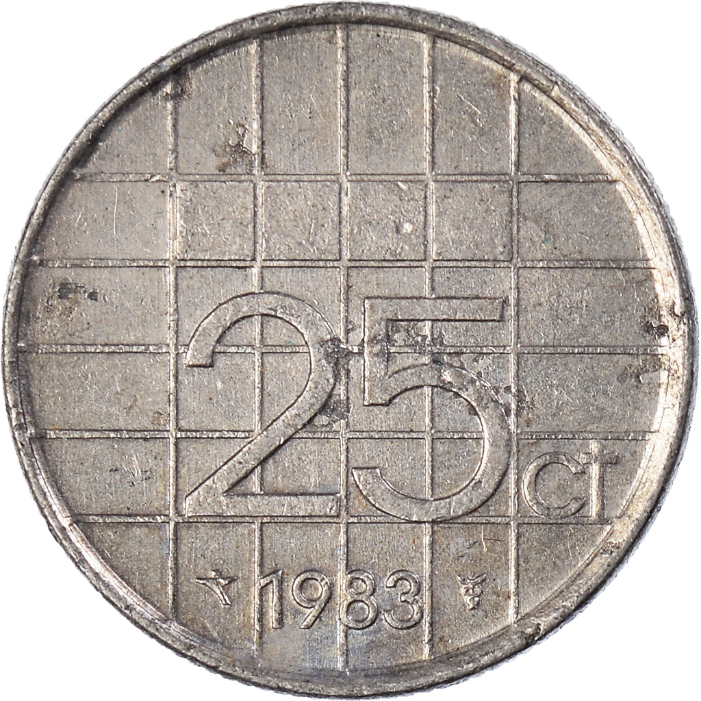 Moneta, Holandia, 25 Cents, 1983