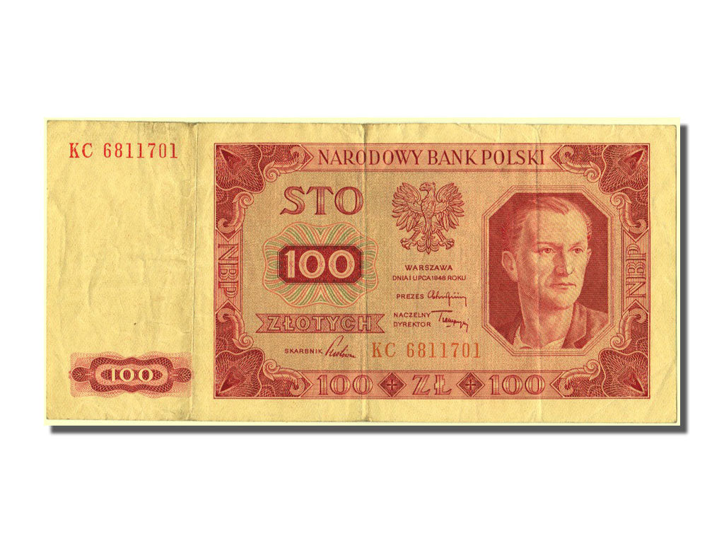 Banknote, Poland, 100 Zlotych, 1948, 1948-07-01, EF(40-45)