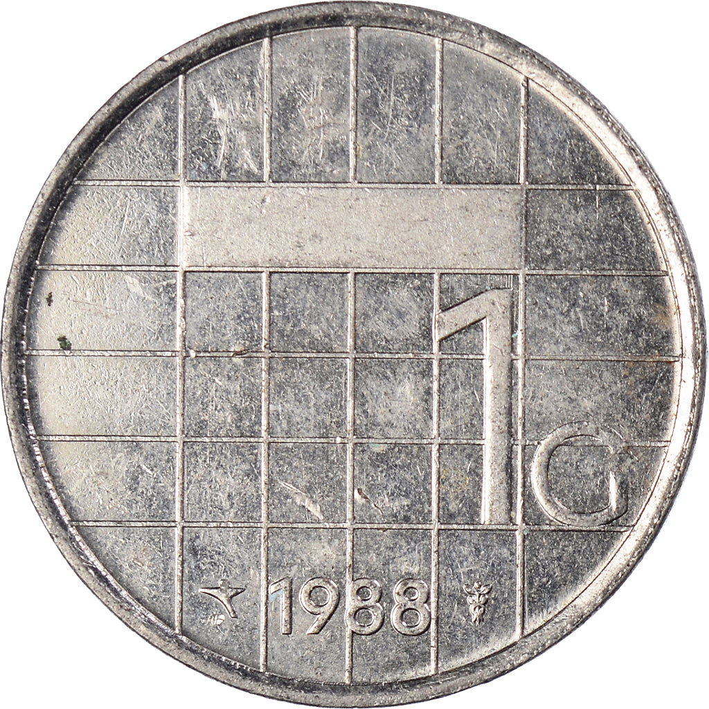 Moneda, Países Bajos, Gulden, 1988