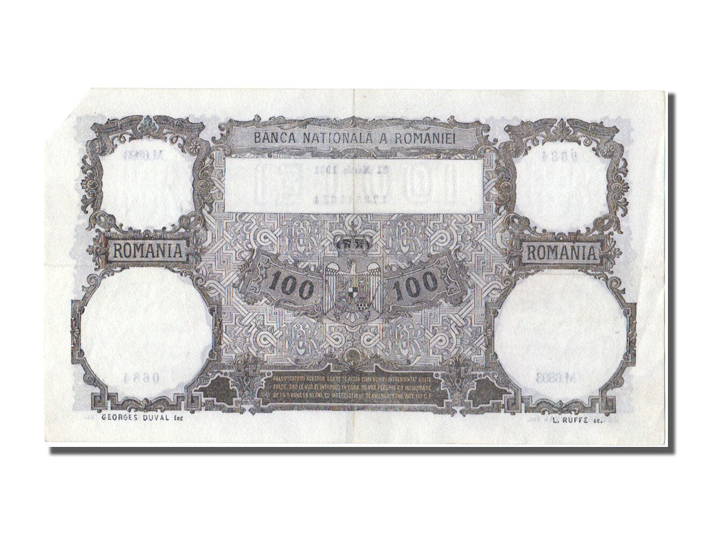 Romania, 100 Lei, 1931, 1931-03-31, AU(50-53), M