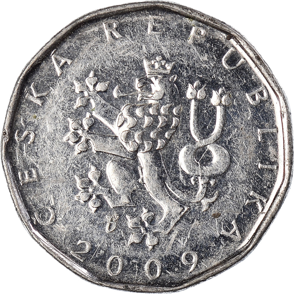 Moneda, República Checa, 2 Koruny, 2009