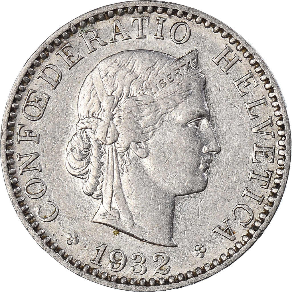 Coin, Switzerland, 20 Rappen, 1932