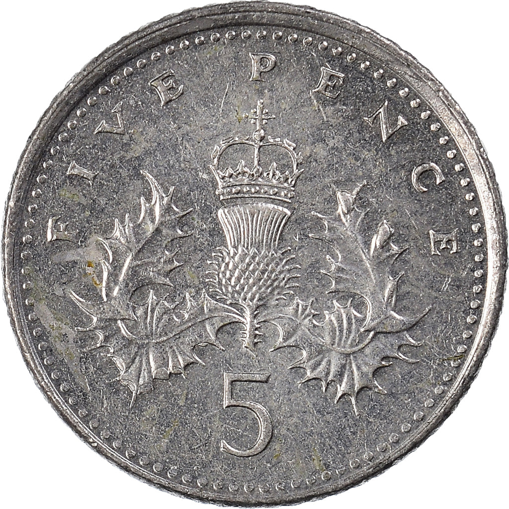 Coin, Great Britain, 5 Pence, 2005
