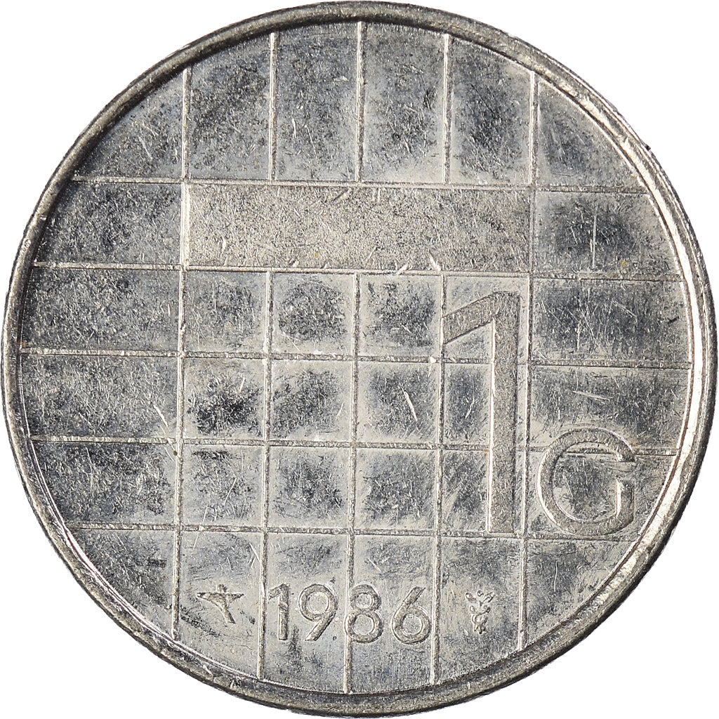 Moneta, Paesi Bassi, Gulden, 1986