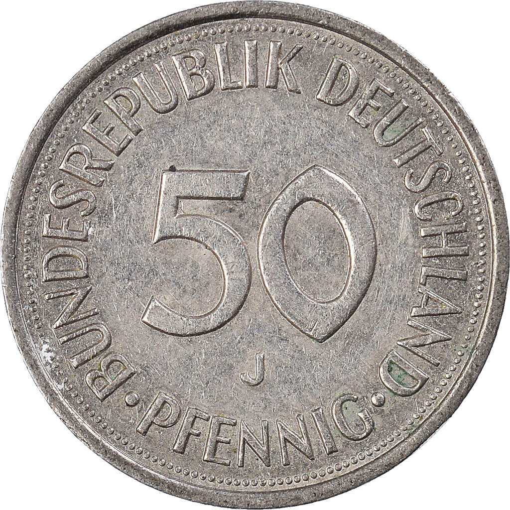 Munten, Federale Duitse Republiek, 50 Pfennig, 1990