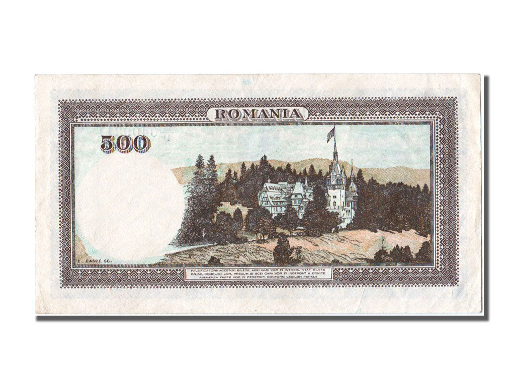 Romania, 500 Lei, 1943, 1940-01-26, UNC(65-70), C 2