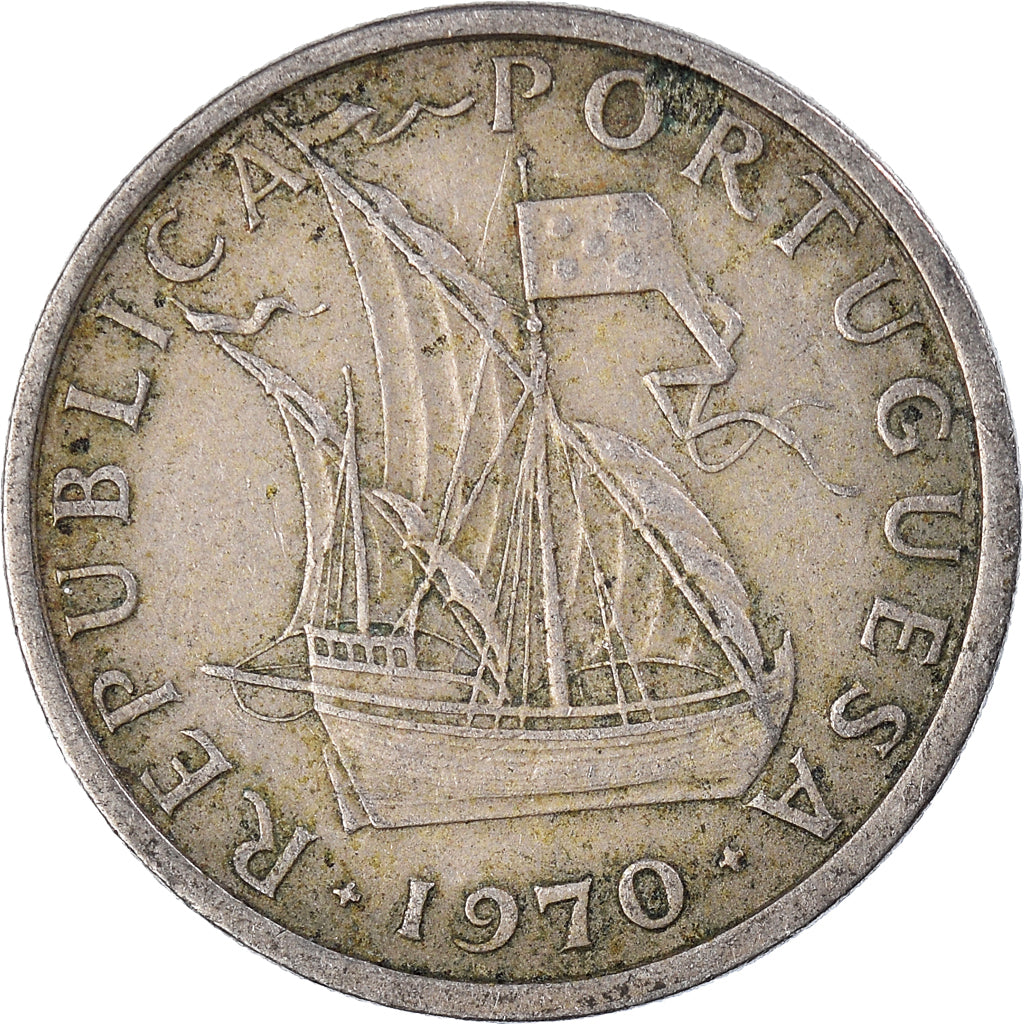 Coin, Portugal, 2-1/2 Escudos, 1970