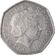 Coin, Great Britain, 50 Pence, 2001