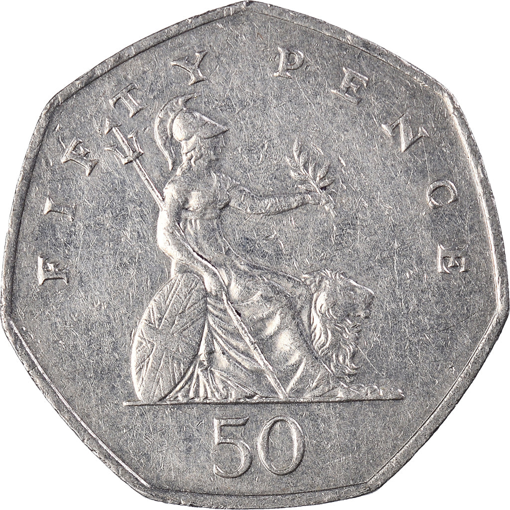 Coin, Great Britain, 50 Pence, 2001