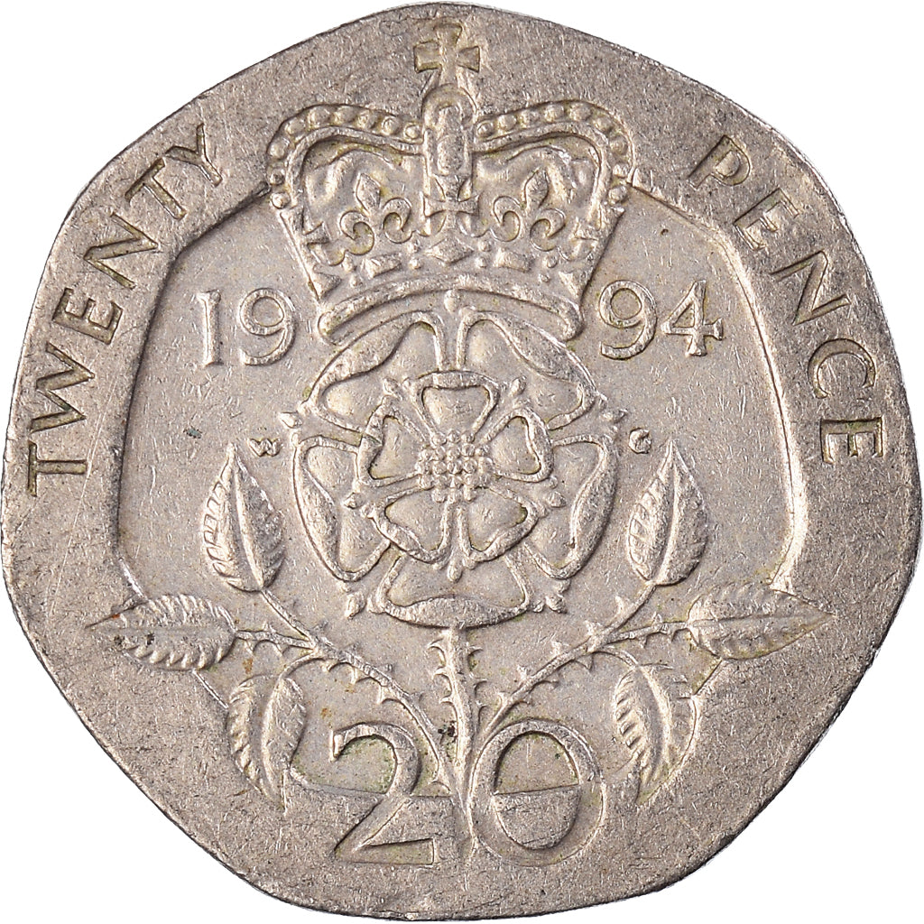 Münze, Großbritannien, 20 Pence, 1994