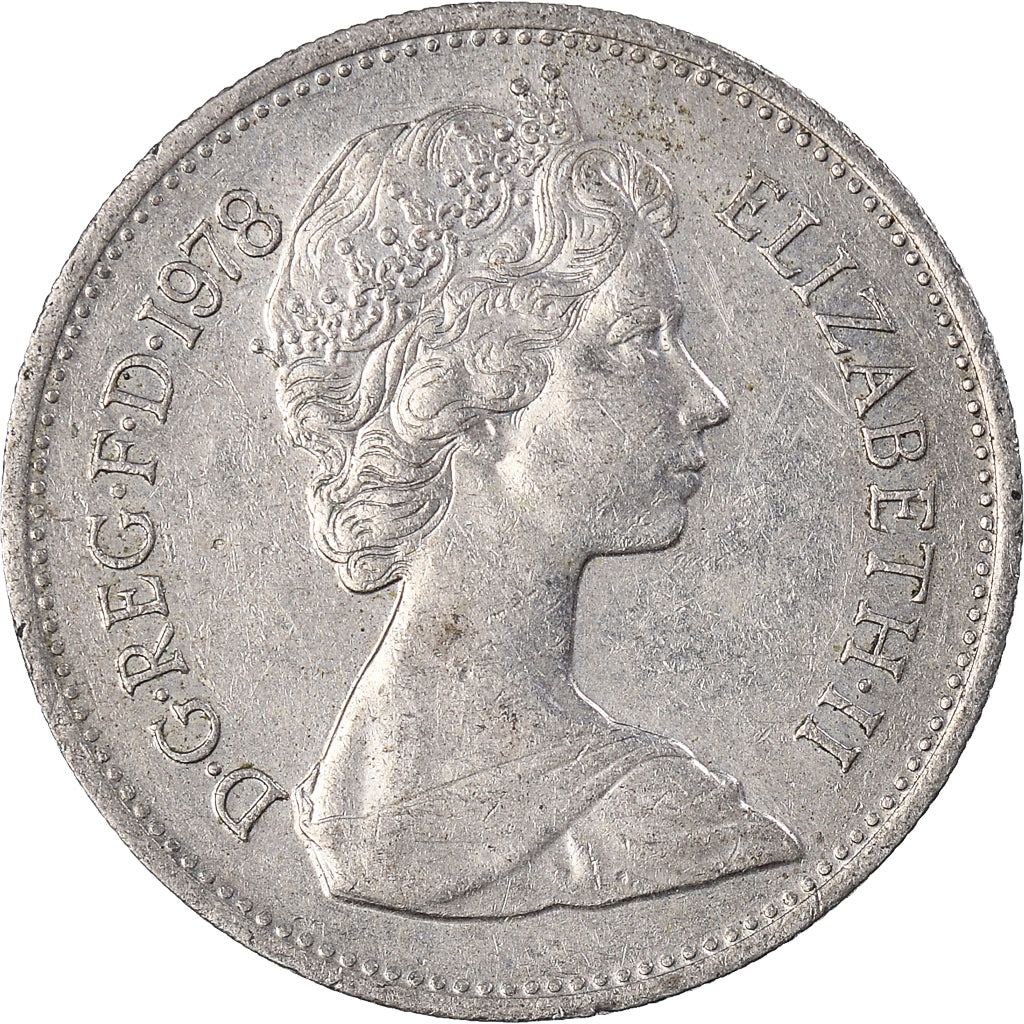 Münze, Großbritannien, 5 New Pence, 1978