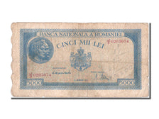 Romania, 5000 Lei, 1944, KM #56a, 1944-12-15, EF(40-45), J3