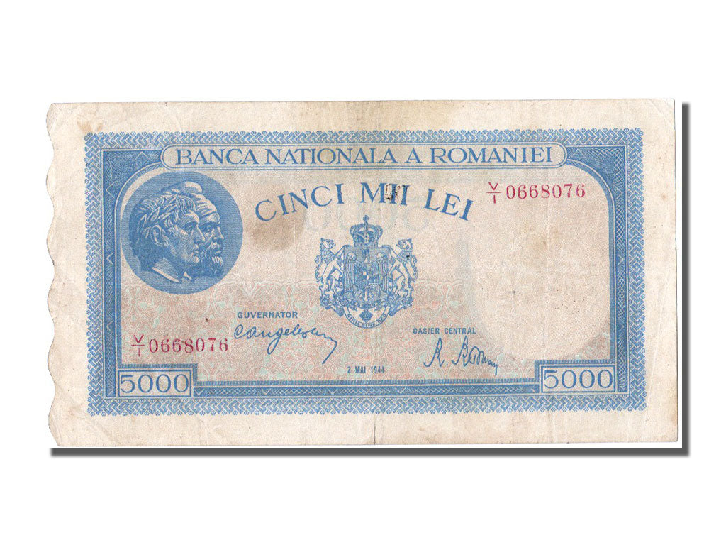 Billete, 5000 Lei, 1944, Rumanía, 1944-05-02, EBC