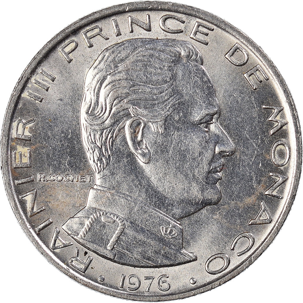 Moneda, Mónaco, Franc, 1976