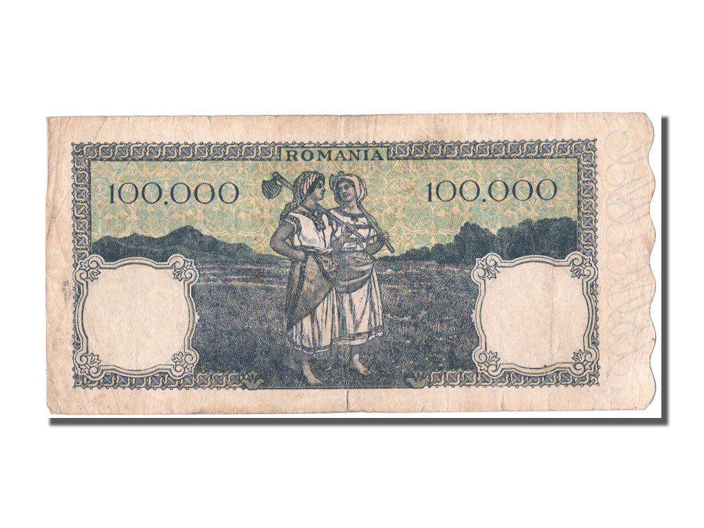 Roumanie, 100 000 Lei type 1945
