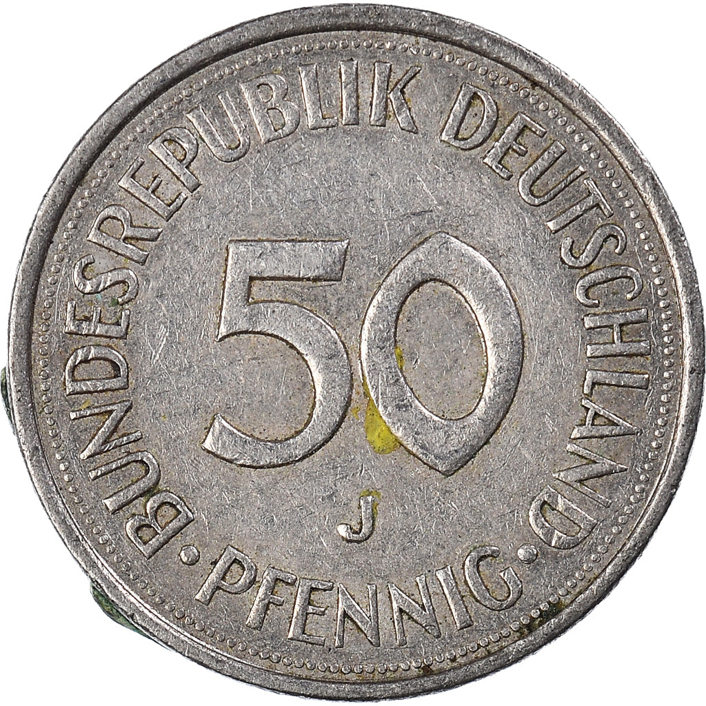 Coin, GERMANY - FEDERAL REPUBLIC, 50 Pfennig, 1980