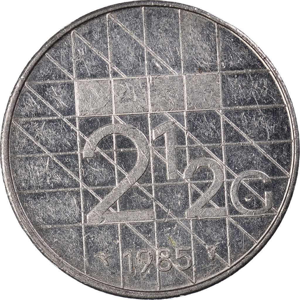 Munten, Nederland, 2-1/2 Gulden, 1985
