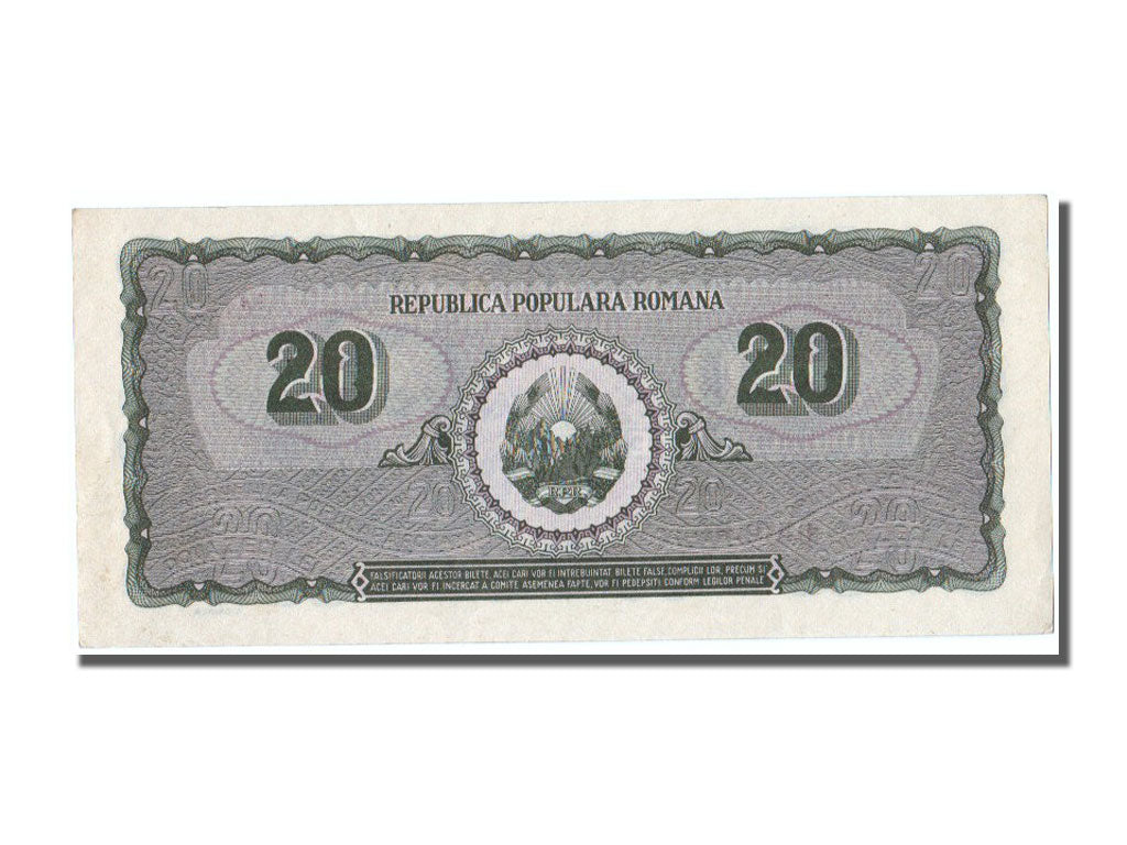 Romania, 20 Lei, 1950, KM #84a, 1950-06-15, UNC(65-70), M1
