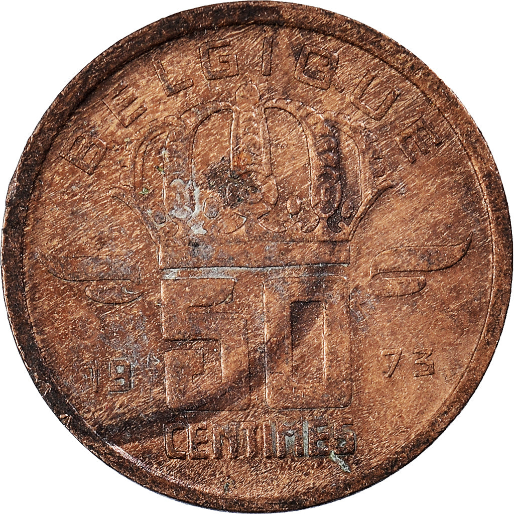 Coin, Belgium, 50 Centimes, 1973