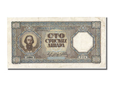 Billet, Serbie, 100 Dinara, 1943, 1943-01-01, KM:33, SUP