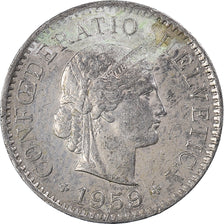 Moeda, Suíça, 5 Rappen, 1959
