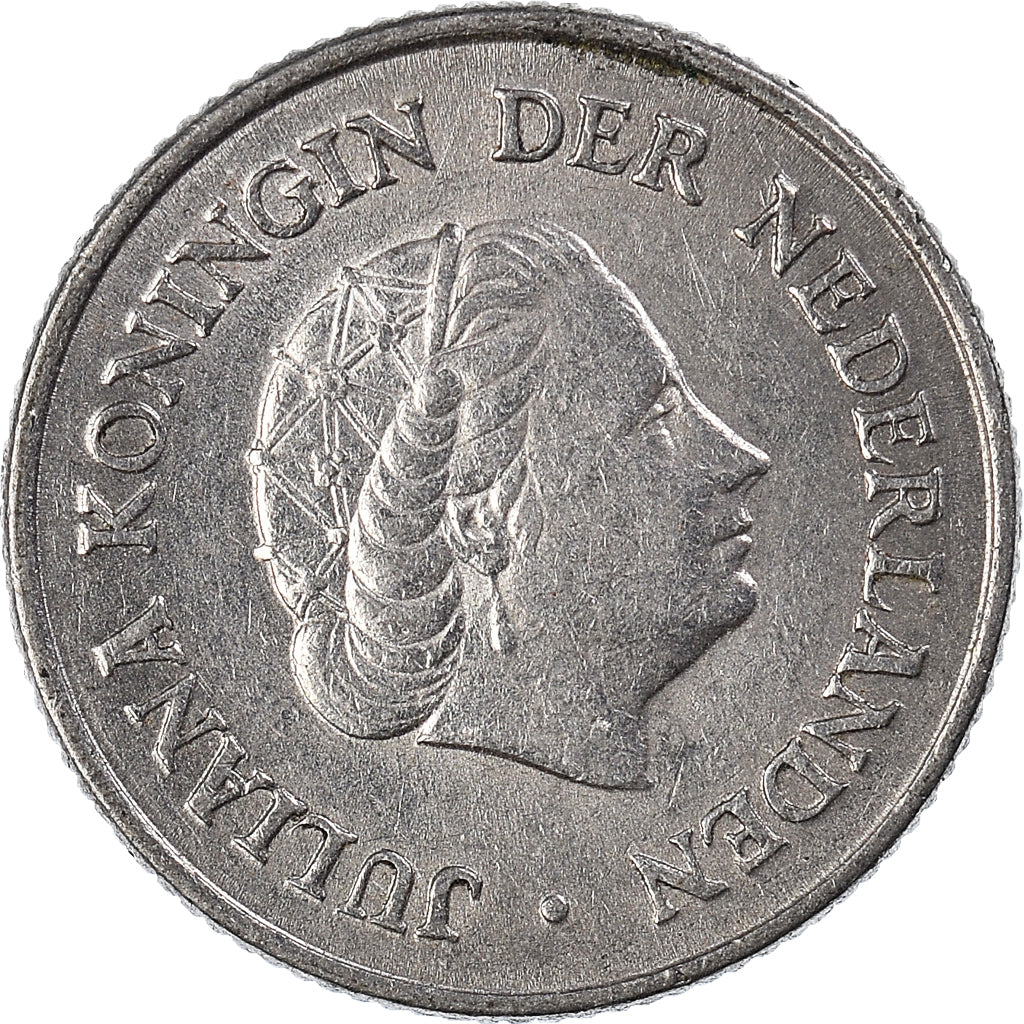 Münze, Niederlande, 25 Cents, 1964