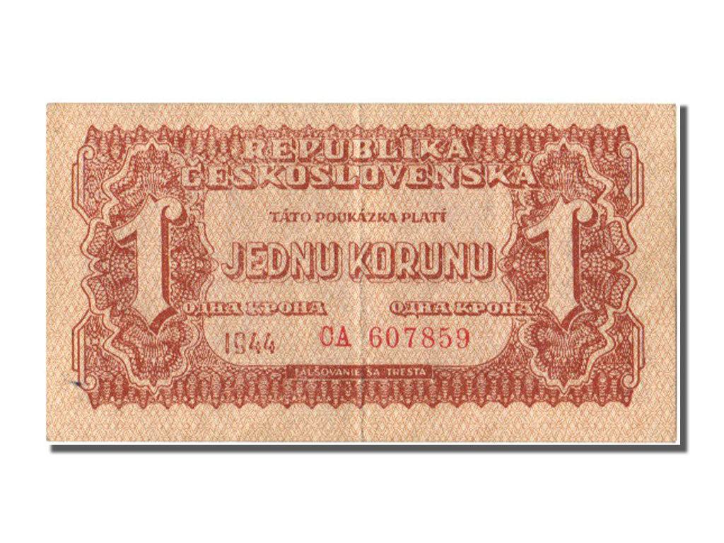 Czechoslovakia, 1 Koruna, 1944, UNC(60-62), CA