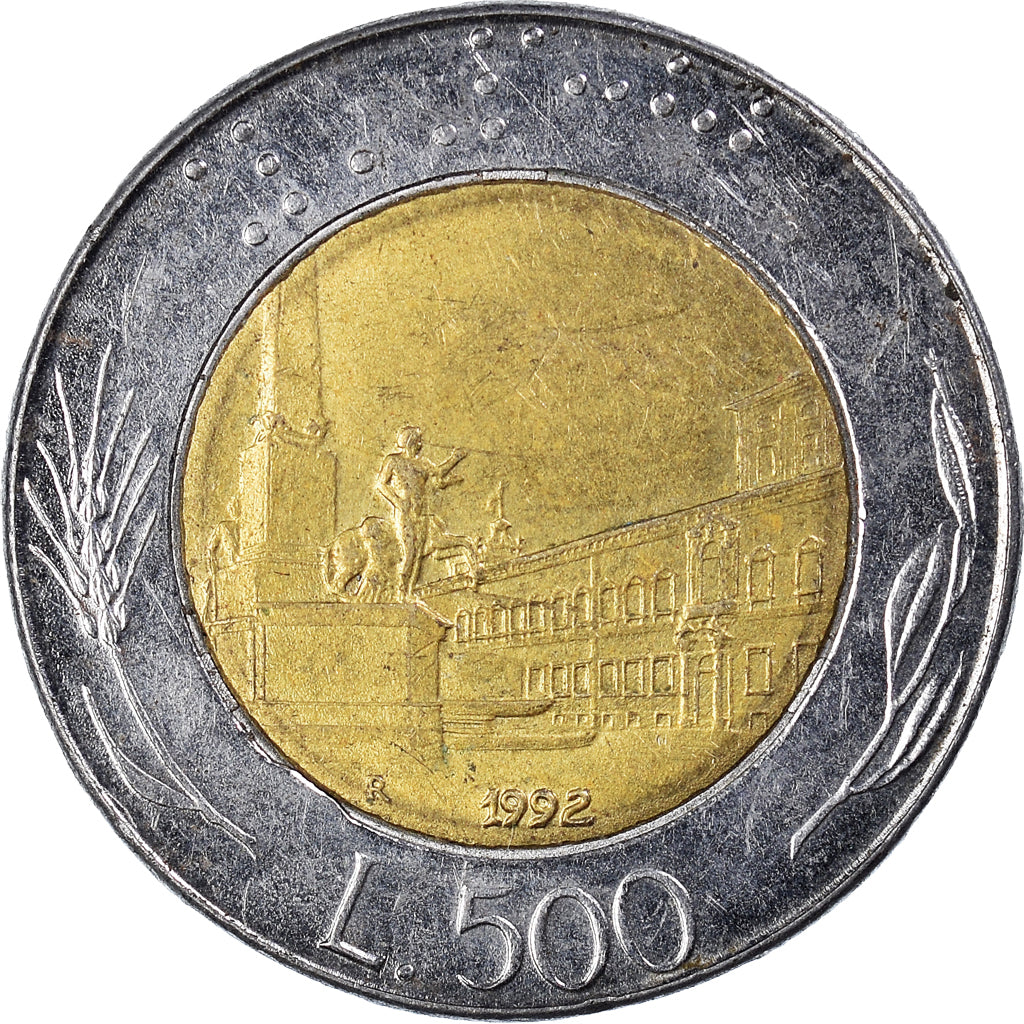 Munten, Italië, 500 Lire, 1992