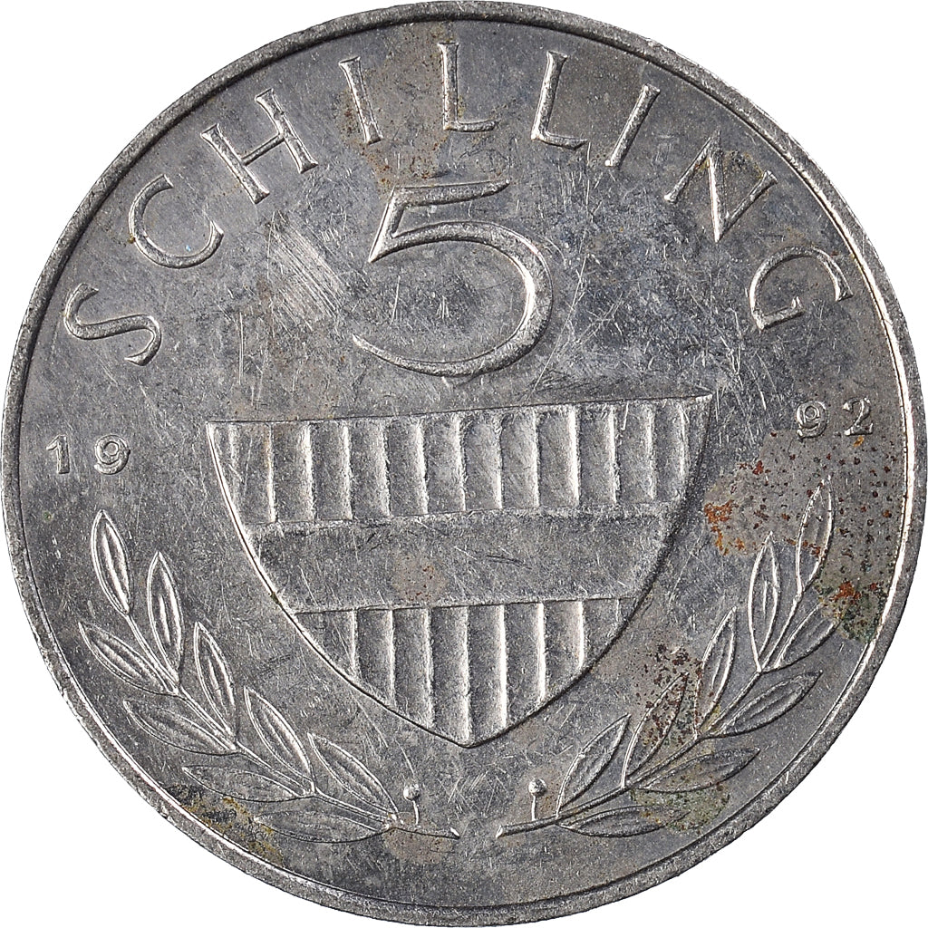 Coin, Austria, 5 Schilling, 1992