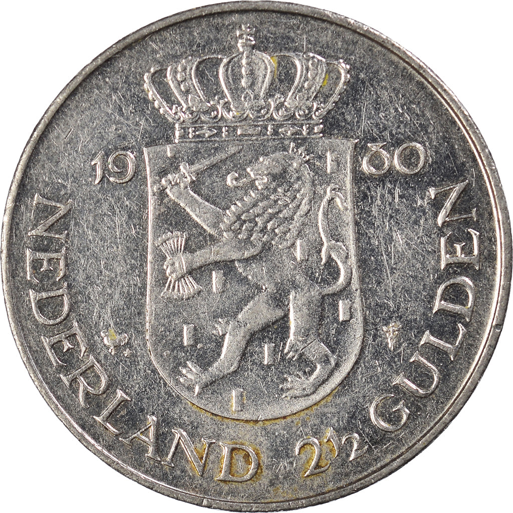 Munten, Nederland, 2-1/2 Gulden, 1980