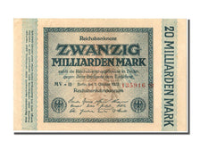 Germany, 20 Milliarden Mark, 1923, KM #118f, 1923-10-01, UNC(63), MV