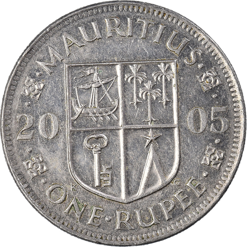 Coin, Mauritius, Rupee, 2005