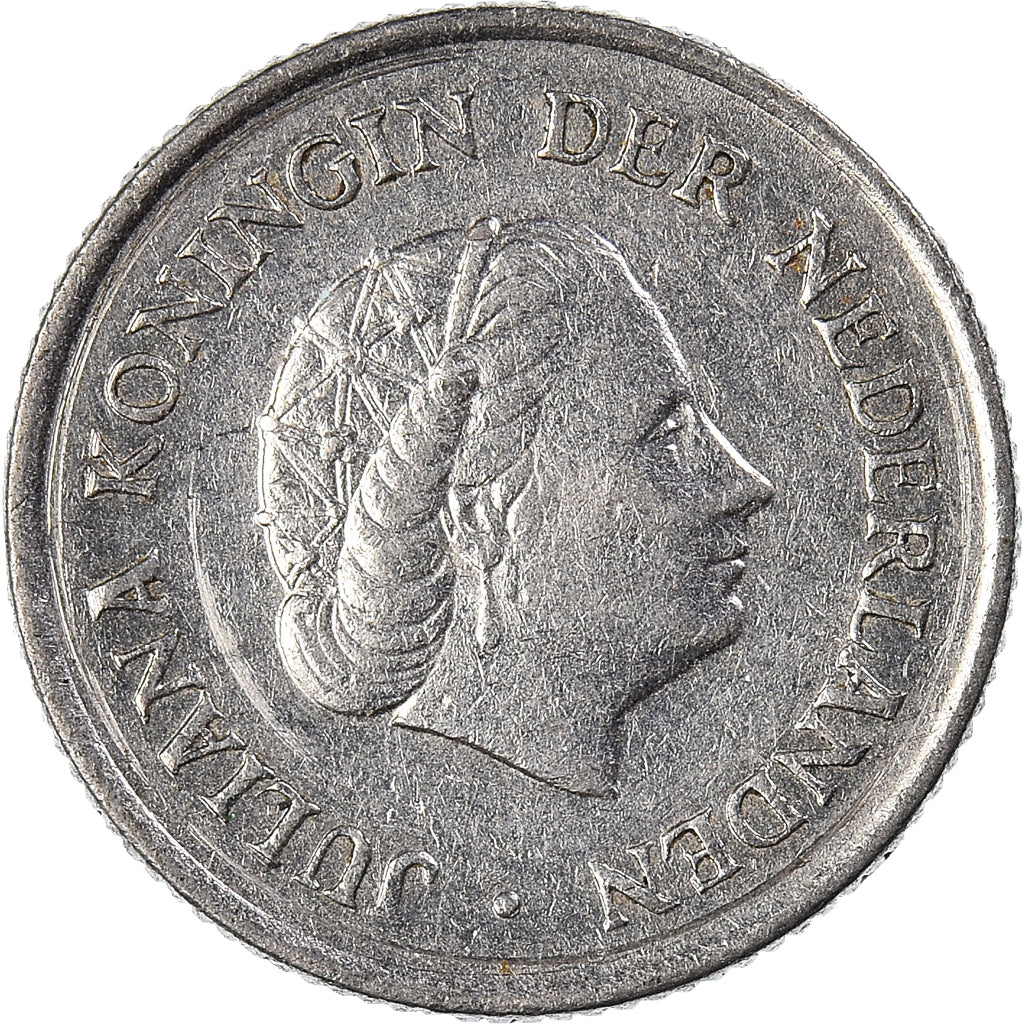Münze, Niederlande, 25 Cents, 1967