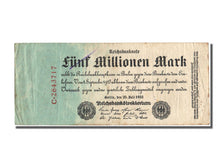 Germany, 5 Millionen Mark, 1923, KM #95, 1923-07-25, EF(40-45), C