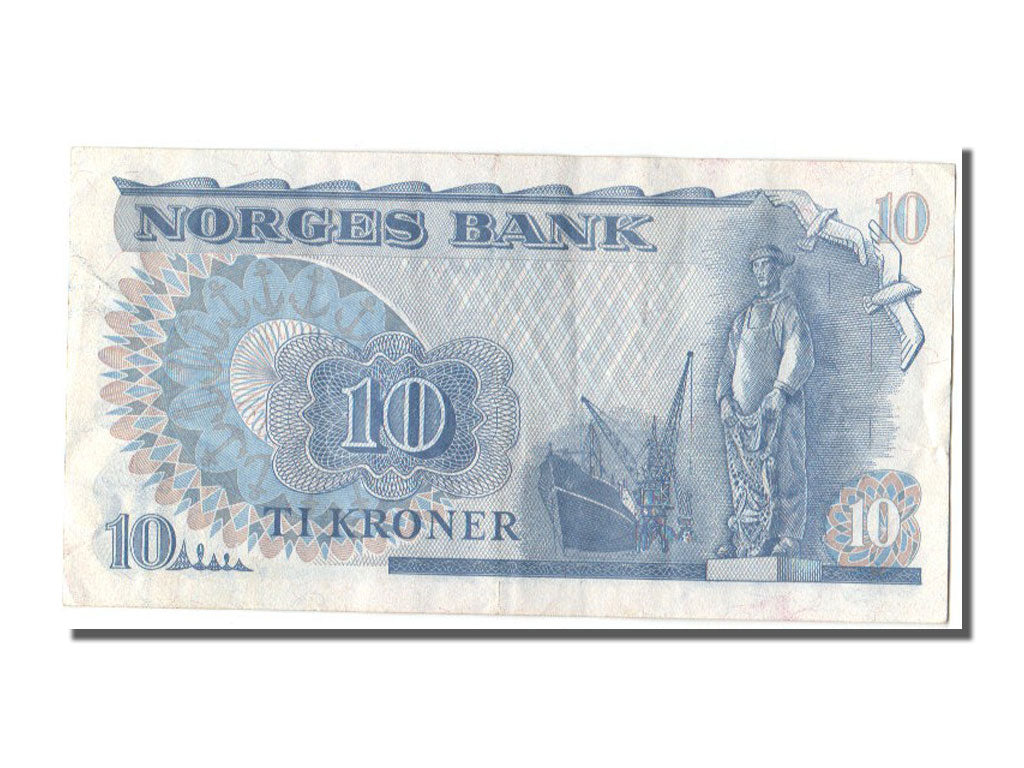 Norway, 10 Kroner, 1982, AU(55-58), CL