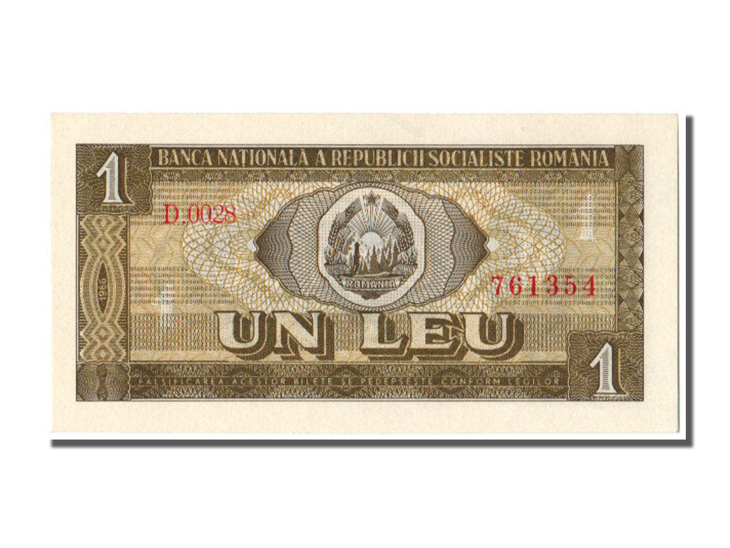 Romania, 1 Leu, 1966, FDS
