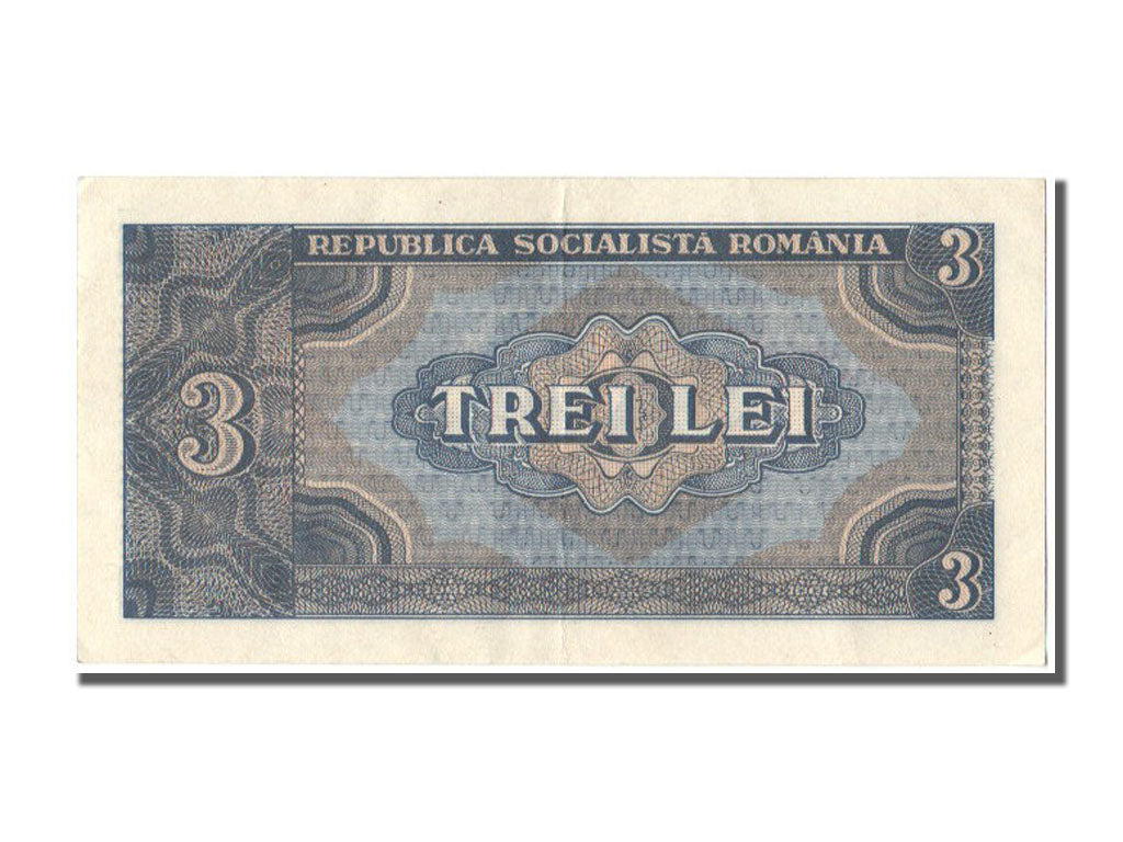 Romania, 3 Lei, 1966, KM #92a, AU(55-58), A