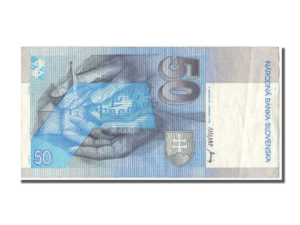 Slovakia, 50 Korun, 1993, KM #21a, 1993-08-01, EF(40-45), C