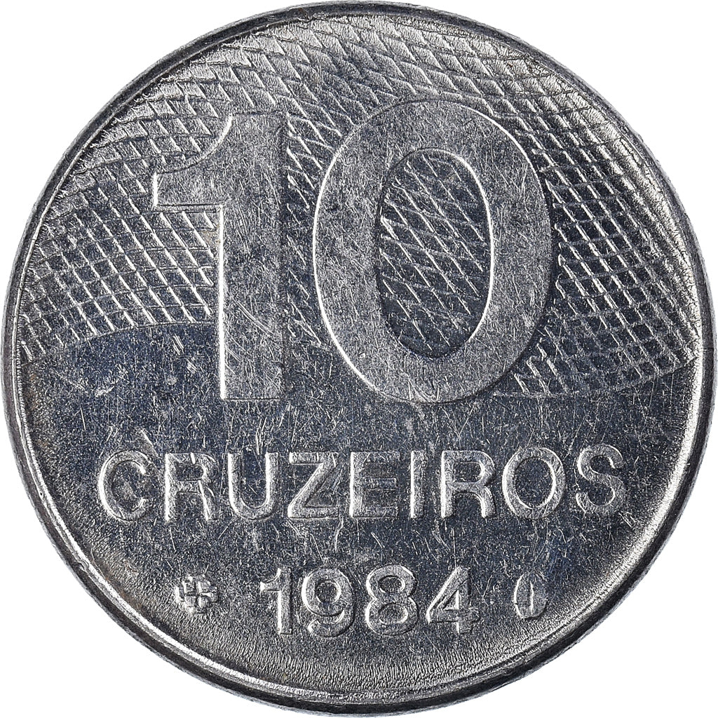 Monnaie, Brésil, 10 Cruzeiros, 1984