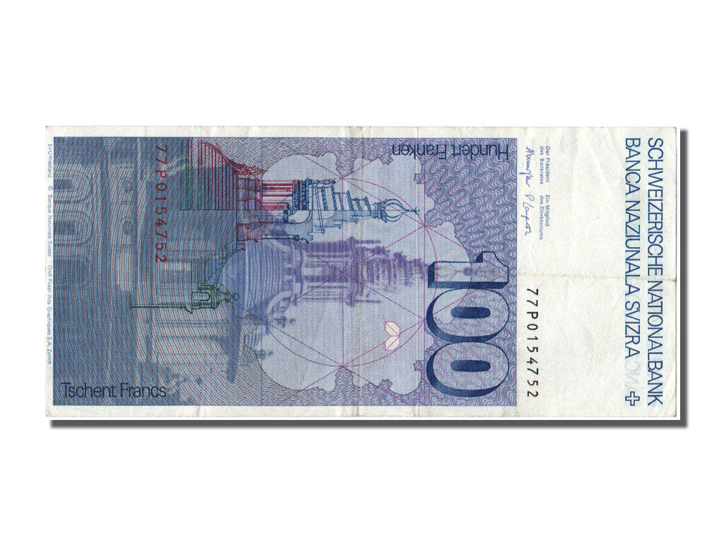 Suisse, 100 Francs type Francesco Borromini