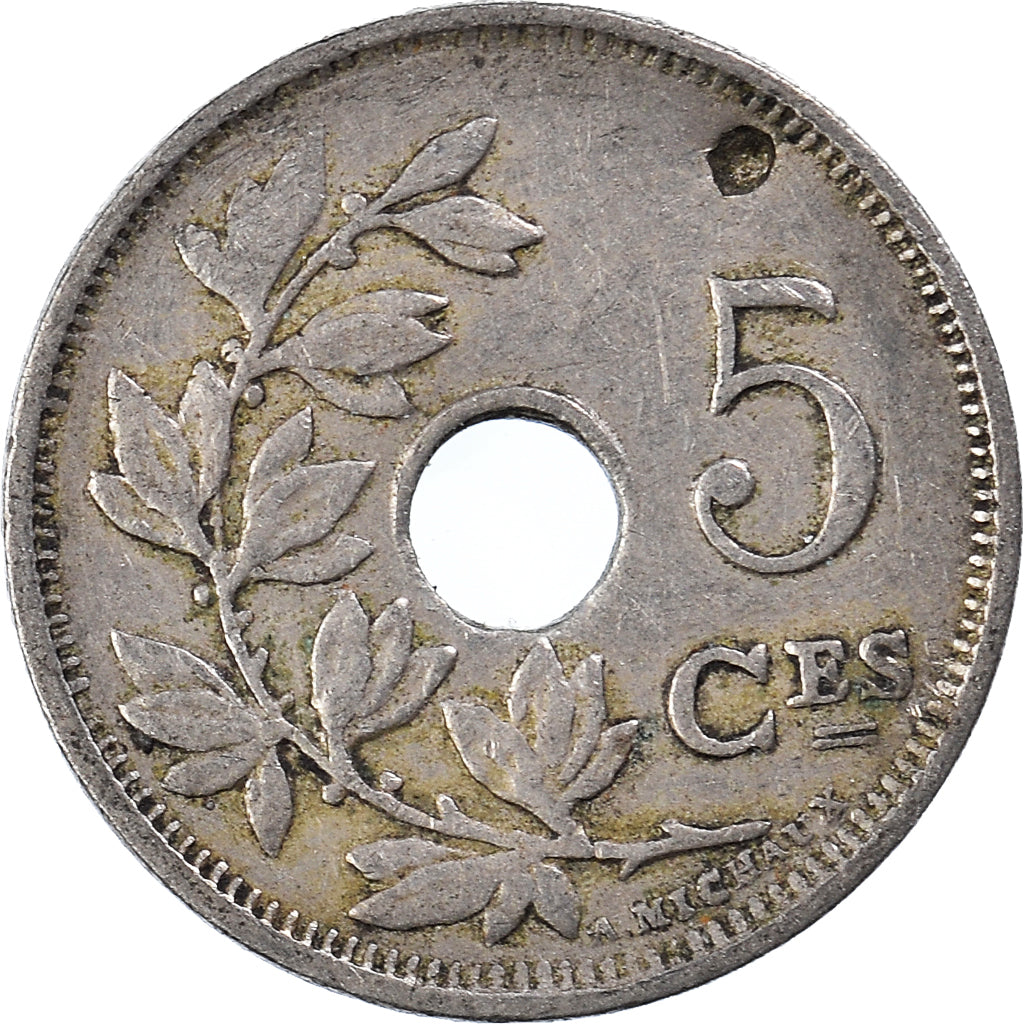 Moeda, Bélgica, 5 Centimes, 1923
