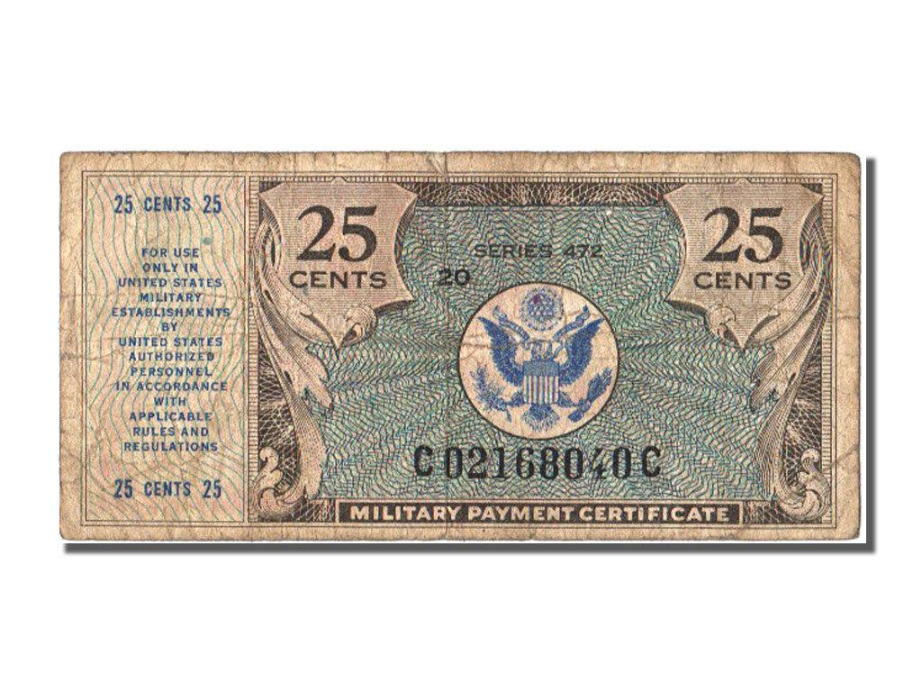 Banknote, United States, 25 Cents, 1948, VF(30-35)