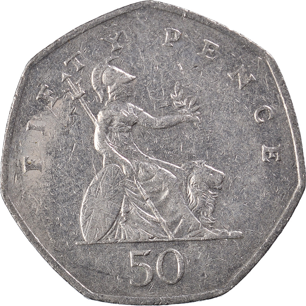 Moeda, Grã-Bretanha, 50 Pence, 1999
